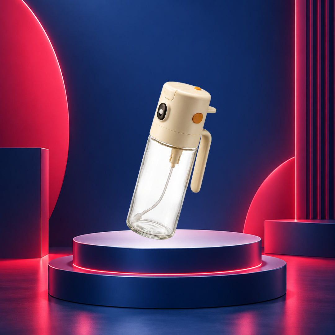 NexaMart Glass Oil Dispenser Bottle