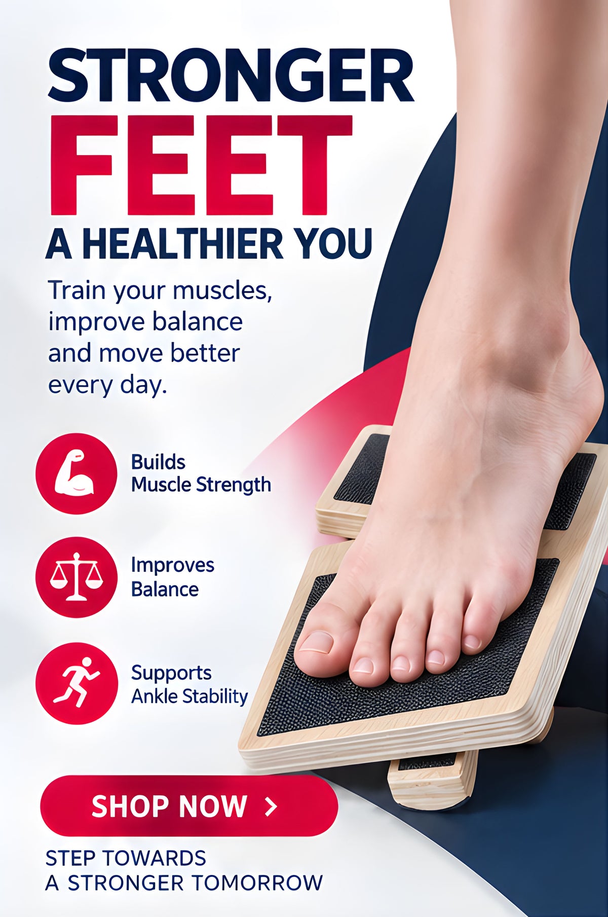NexaMart Ankle Balance Board