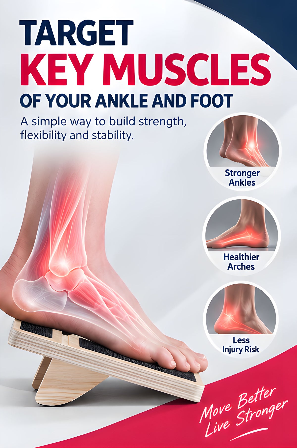 NexaMart Ankle Balance Board