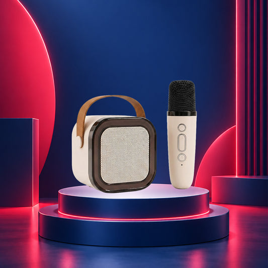 NexaMart Portable Bluetooth Karaoke Speaker with Microphone