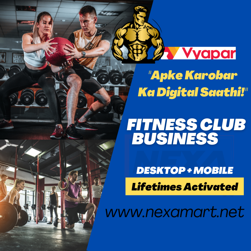 Gym aur Fitness Club ka Digital Sathi - Vyapar Software