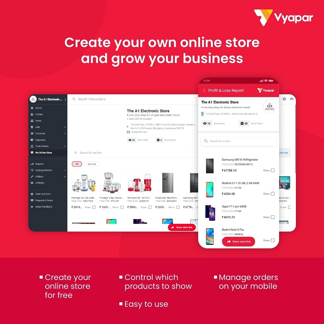 Best Bakery Billing Software – Manage Sales, Inventory & GST with Vyapar