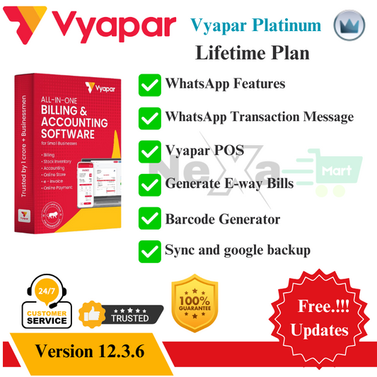 Vyapar Platinum Version 12.3.6 - Complete Business Management Solution