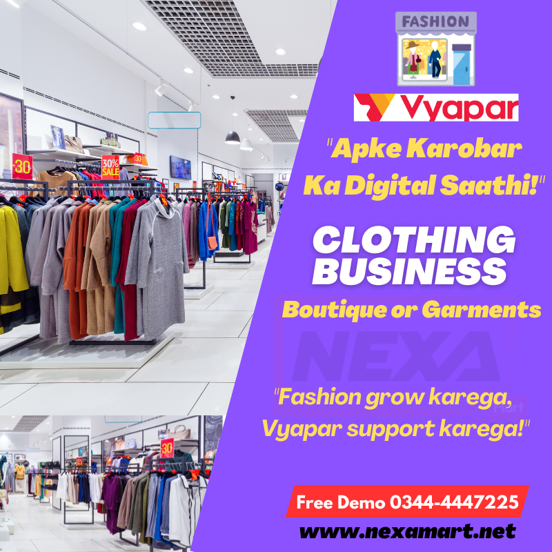 Best Billing Software for Garments Shops – Try Vyapar Today!